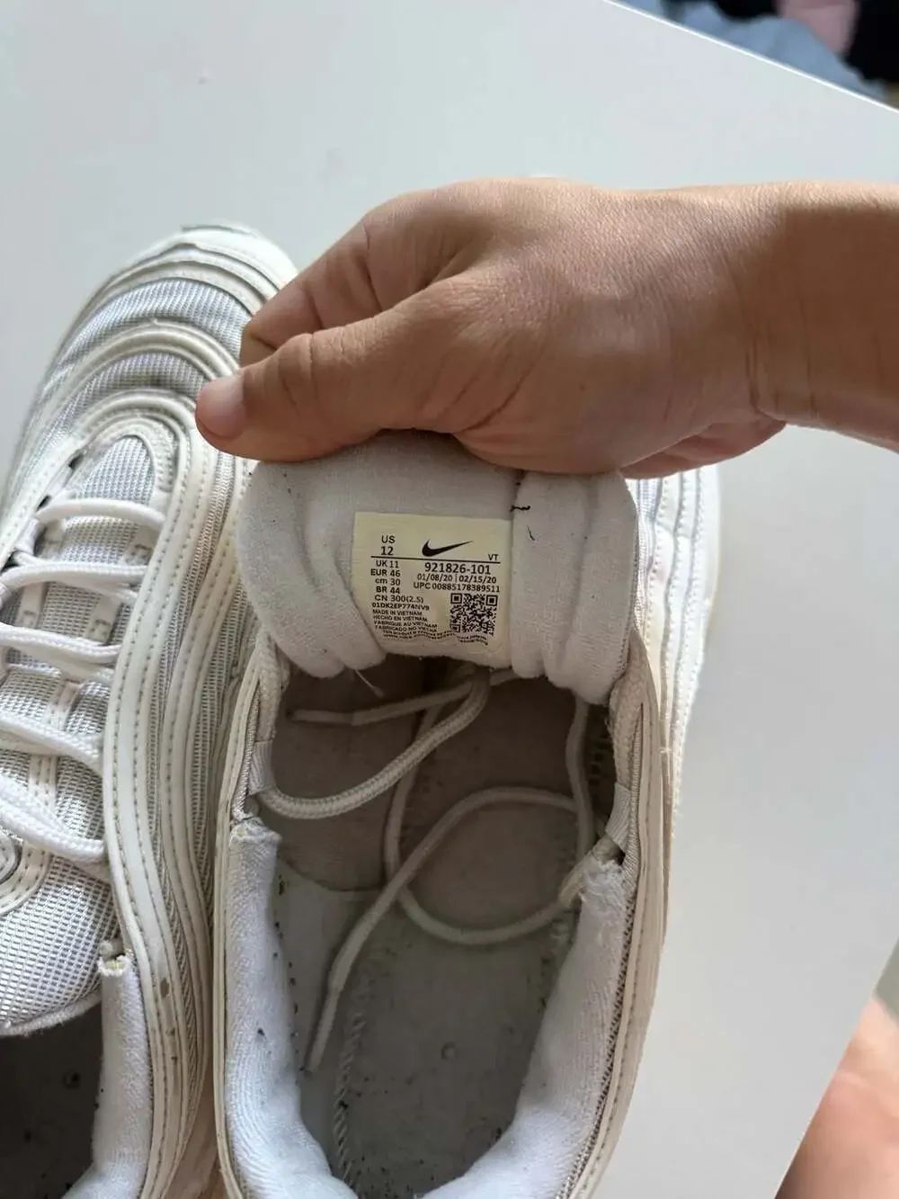 Nike Air Max 97 Triple White Wolf Grey 921826-101